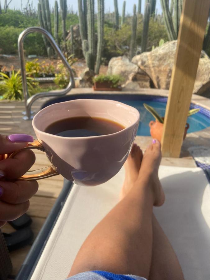Cozy Studio With Private Spa Oranjestad Luaran gambar